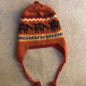 Earflap beanie llama!!